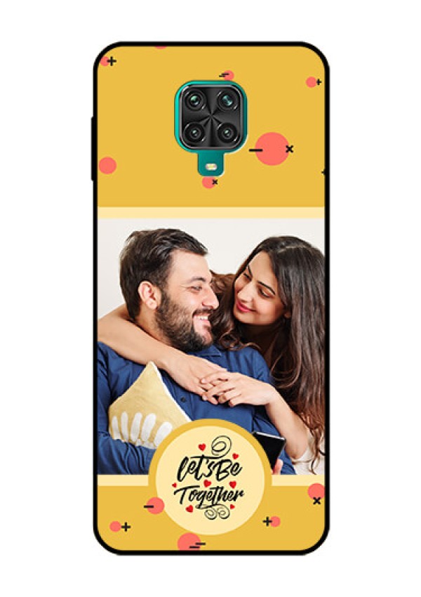 Xiaomi Redmi Note 9 Pro Photo Printing on Glass Case - Lets be Together Design