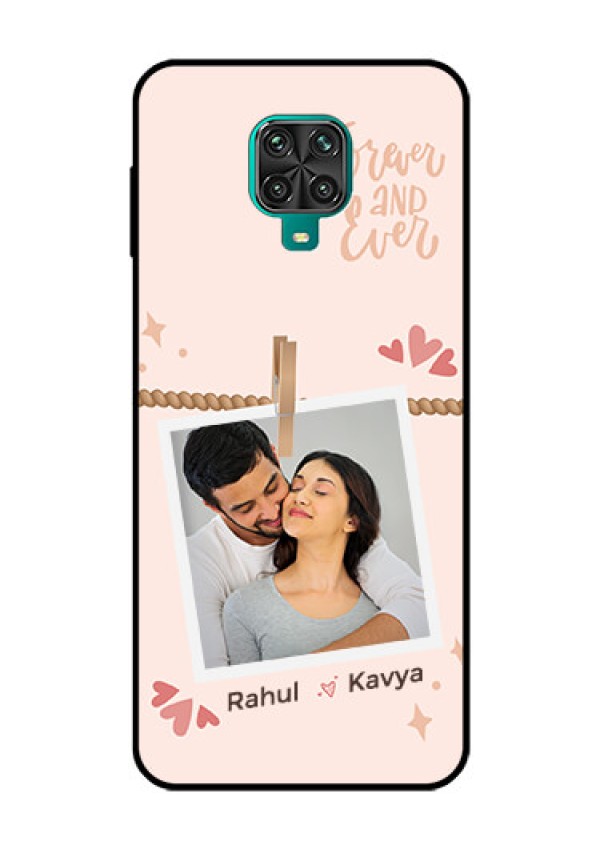 Xiaomi Redmi Note 9 Pro Custom Glass Phone Case - Forever and ever love Design