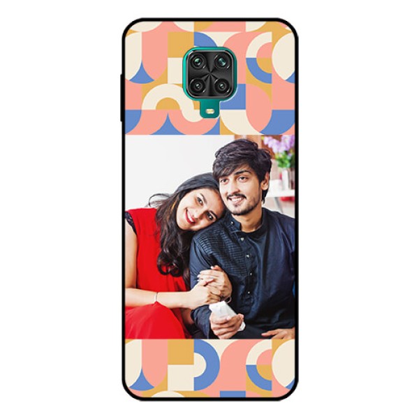 Xiaomi Redmi Note 9 Pro Photo Printing on Glass Case - Semi-circle Maze Pattern Design Xiaomi Redmi Note 9 Pro Photo Printing on Glass Case - Semi-circle Maze Pattern Design