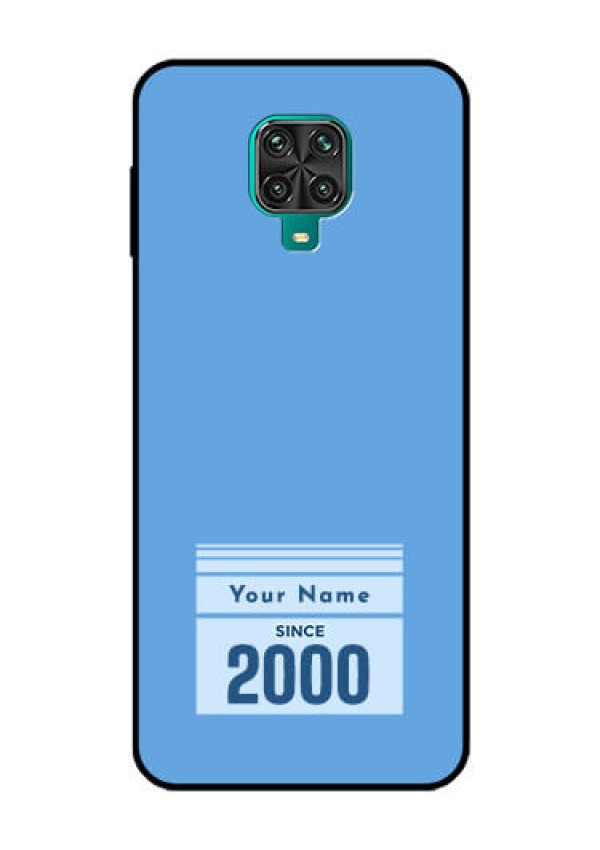 Xiaomi Redmi Note 9 Pro Custom Glass Mobile Case - Custom Year of birth Design