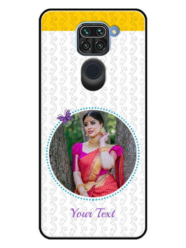 Custom Redmi Note 9 Custom Glass Mobile Case  - Girls Premium Case Design