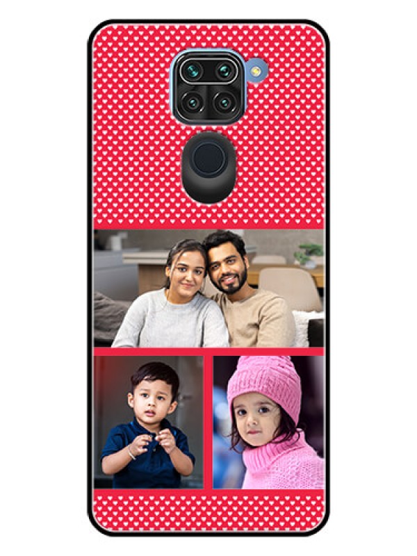 Custom Redmi Note 9 Personalized Glass Phone Case  - Bulk Pic Upload Design