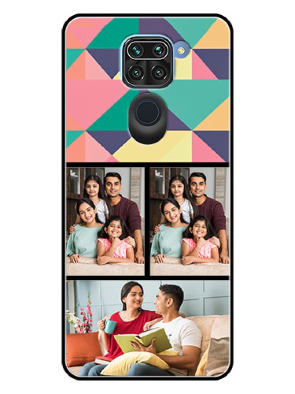 Custom Redmi Note 9 Custom Glass Phone Case  - Bulk Pic Upload Design