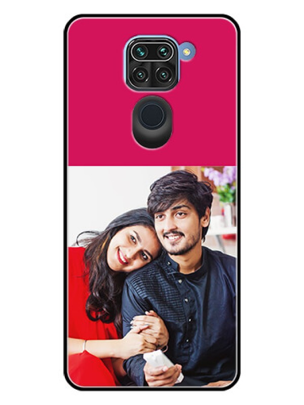 Custom Redmi Note 9 Custom Glass Mobile Case  - Anniversary Cover Design