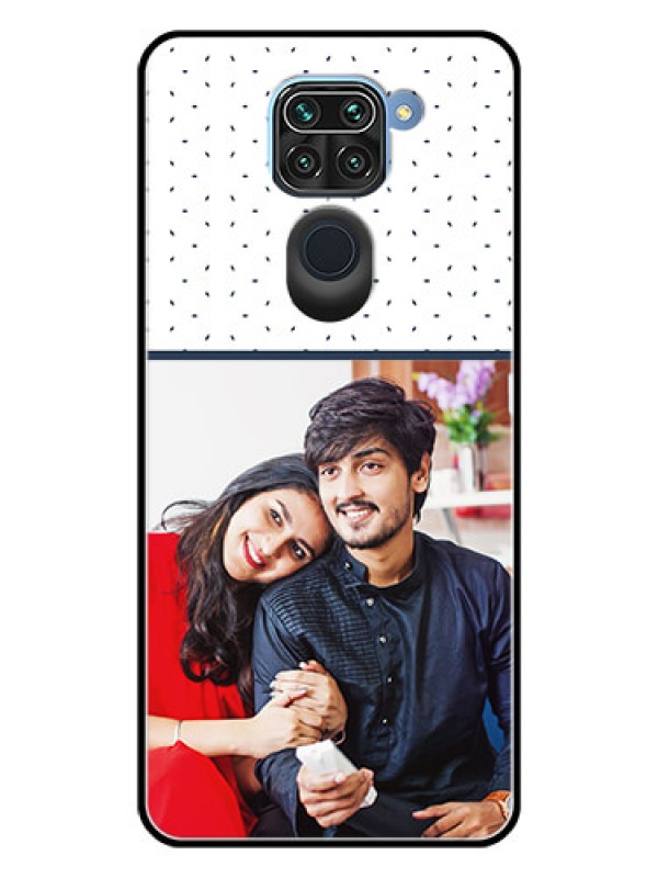 Custom Redmi Note 9 Personalized Glass Phone Case  - Premium Dot Design