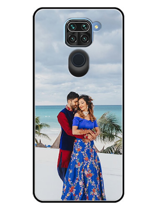 Custom Redmi Note 9 Photo Printing on Glass Case  - Upload Full Picture Design