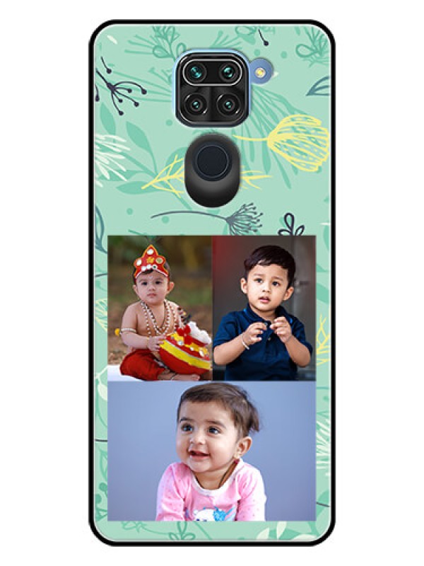 Custom Redmi Note 9 Photo Printing on Glass Case  - Forever Family Design 