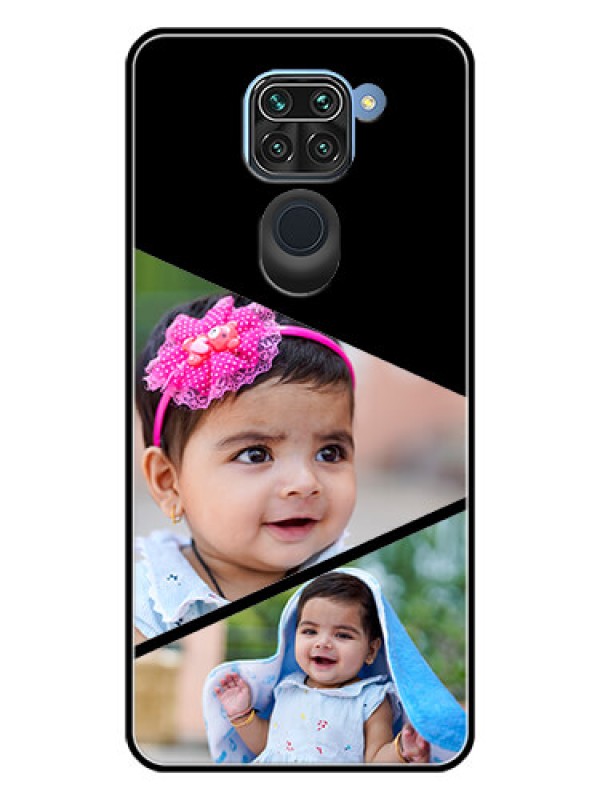 Custom Redmi Note 9 Custom Glass Phone Case  - Semi Cut Design