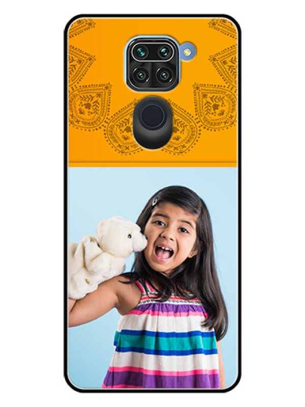 Custom Redmi Note 9 Personalized Glass Phone Case  - Photo Wedding Design 