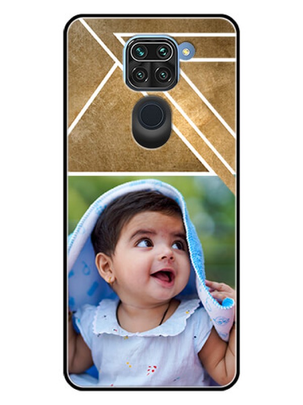 Custom Redmi Note 9 Personalized Glass Phone Case  - Gradient Abstract Texture Design