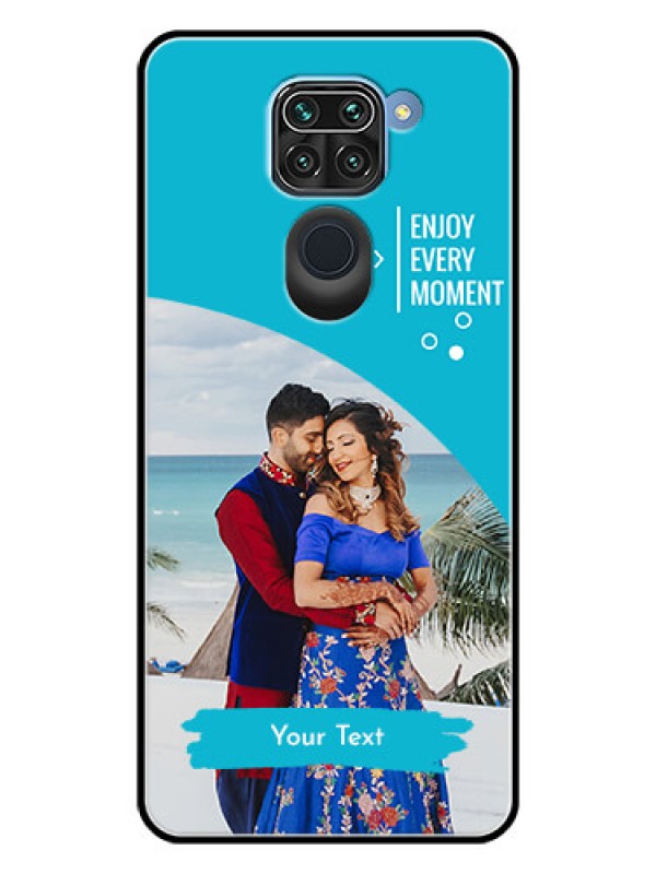 Custom Redmi Note 9 Custom Glass Mobile Case  - Happy Moment Design