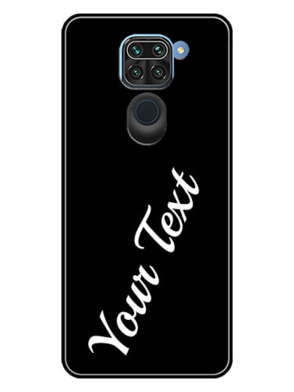 Custom Redmi Note 9 Custom Glass Mobile Cover with Your Name