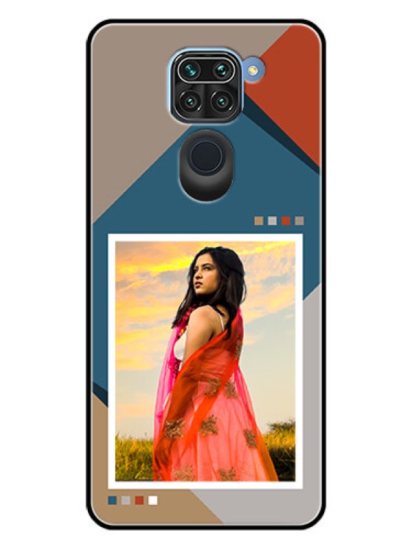 Custom Xiaomi Redmi Note 9 Personalized Glass Phone Case - Retro color pallet Design