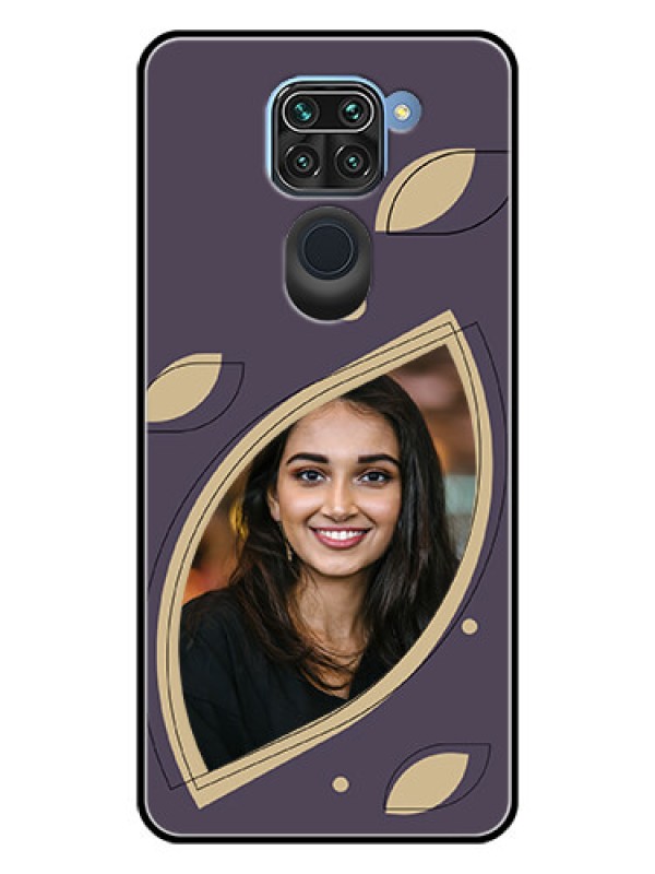 Custom Xiaomi Redmi Note 9 Custom Glass Mobile Case - Falling Leaf Design