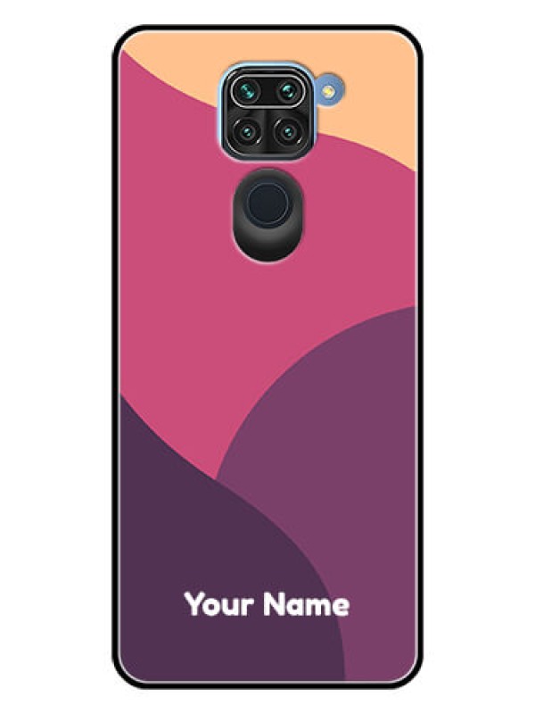 Custom Xiaomi Redmi Note 9 Custom Glass Phone Case - Mixed Multi-colour abstract art Design