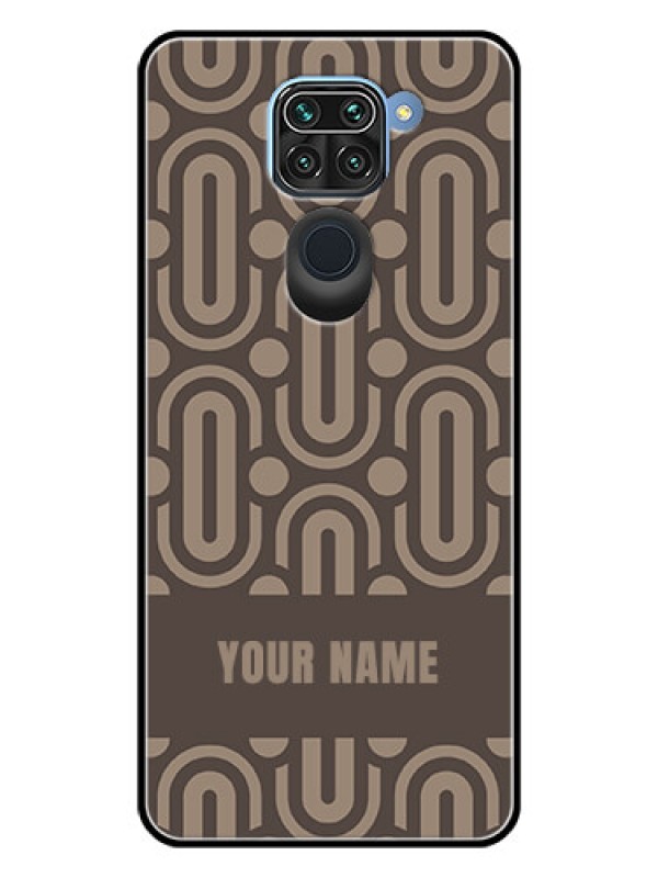 Custom Xiaomi Redmi Note 9 Custom Glass Phone Case - Captivating Zero Pattern Design