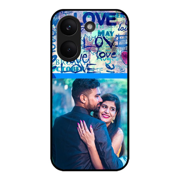 Xiaomi Redmi Turbo 5 Custom Glass Phone Case - Colorful Love Design Xiaomi Redmi Turbo 5 Custom Glass Phone Case - Colorful Love Design