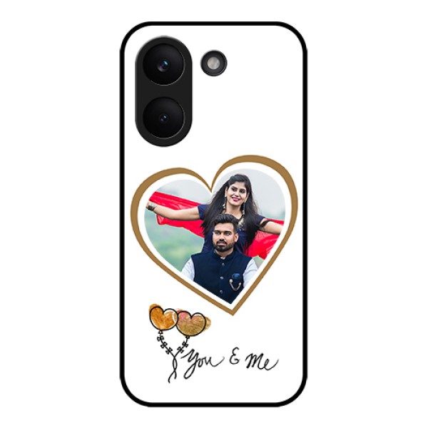Xiaomi Redmi Turbo 5 Custom Glass Phone Case - You & Me Design