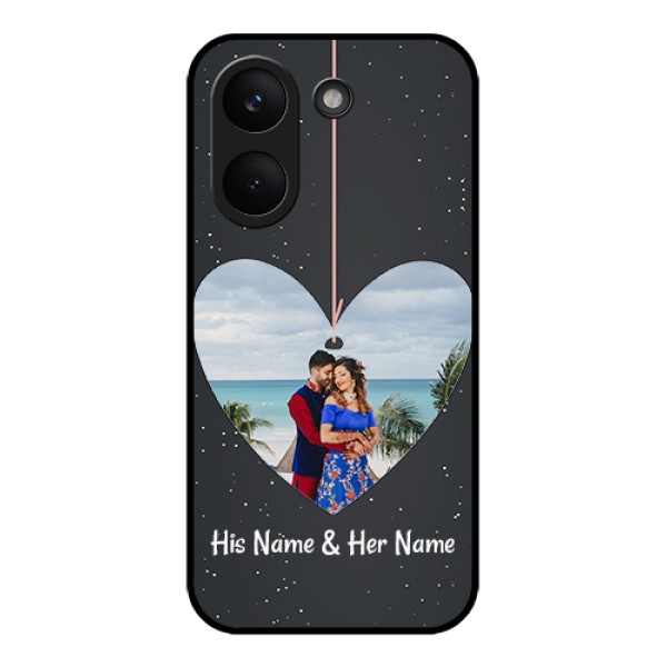 Xiaomi Redmi Turbo 5 Custom Glass Phone Case - Hanging Heart Design Xiaomi Redmi Turbo 5 Custom Glass Phone Case - Hanging Heart Design