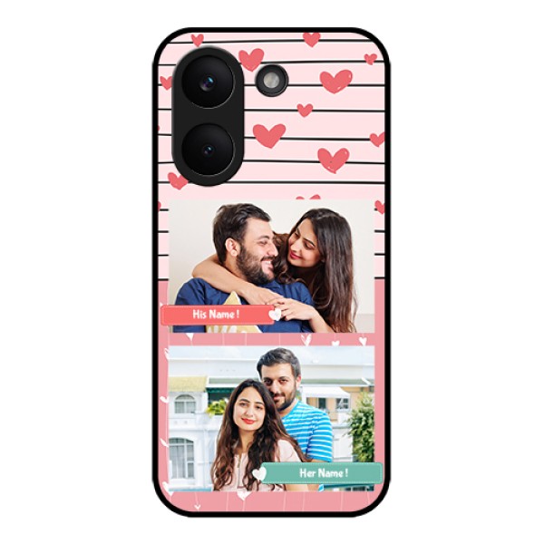 Xiaomi Redmi Turbo 5 Custom Glass Phone Case - Photo With Heart Design Xiaomi Redmi Turbo 5 Custom Glass Phone Case - Photo With Heart Design