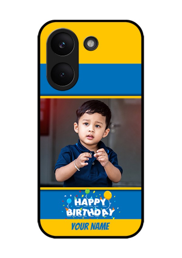 Xiaomi Redmi Turbo 5 Custom Glass Phone Case - Birthday Wishes Design