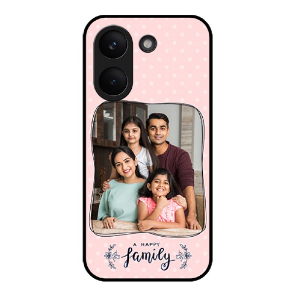 Xiaomi Redmi Turbo 5 Custom Glass Phone Case - Family With Dots Design Xiaomi Redmi Turbo 5 Custom Glass Phone Case - Family With Dots Design