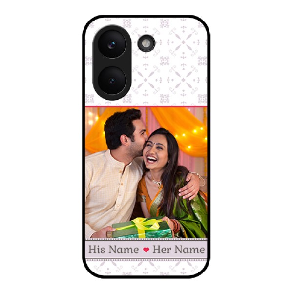 Xiaomi Redmi Turbo 5 Custom Glass Phone Case - With Photo And Ethnic Design Xiaomi Redmi Turbo 5 Custom Glass Phone Case - With Photo And Ethnic Design