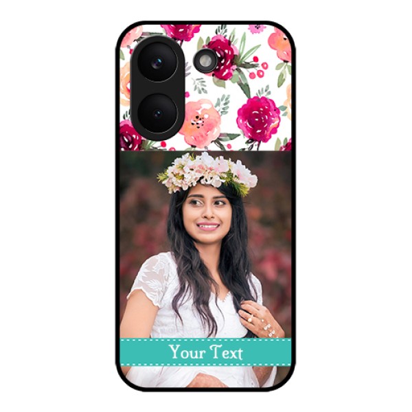 Xiaomi Redmi Turbo 5 Custom Glass Phone Case - Water Colors Floral Design Xiaomi Redmi Turbo 5 Custom Glass Phone Case - Water Colors Floral Design