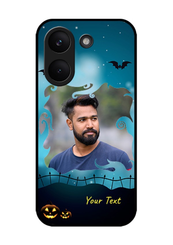 Xiaomi Redmi Turbo 5 Custom Glass Phone Case - Halloween Frame Design