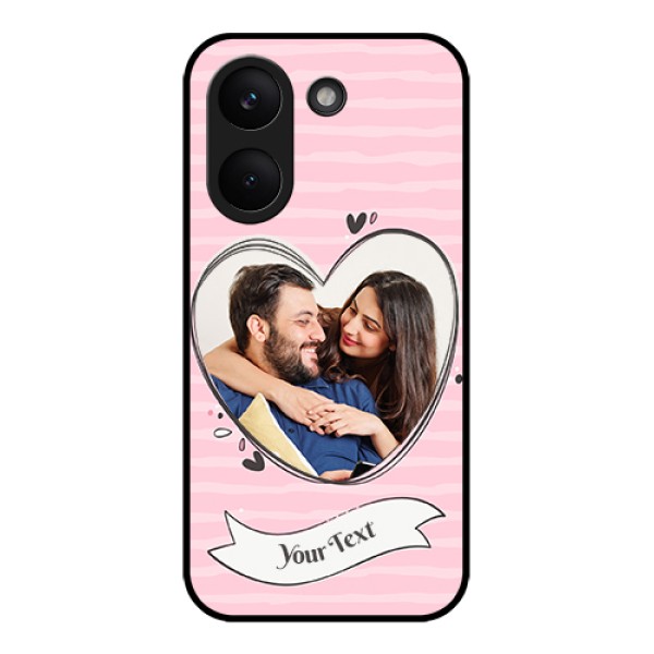 Xiaomi Redmi Turbo 5 Custom Glass Phone Case - Vintage Heart Design