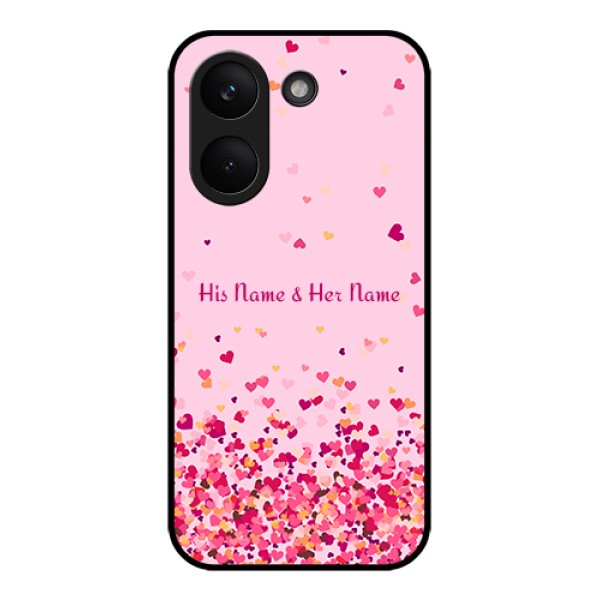 Xiaomi Redmi Turbo 5 Custom Glass Phone Case - Floating Hearts Design Xiaomi Redmi Turbo 5 Custom Glass Phone Case - Floating Hearts Design