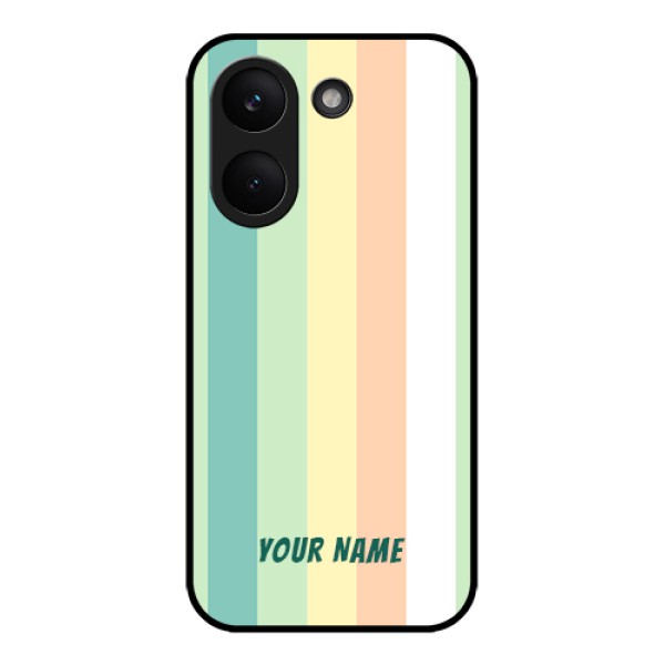 Xiaomi Redmi Turbo 5 Custom Glass Phone Case - Multi - Colour Stripes Design