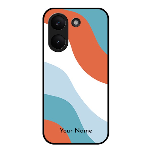 Xiaomi Redmi Turbo 5 Custom Glass Phone Case - Coloured Waves Design Xiaomi Redmi Turbo 5 Custom Glass Phone Case - Coloured Waves Design