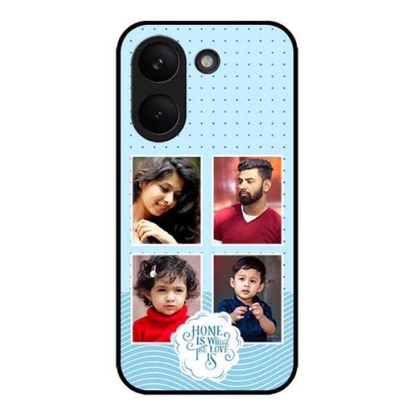 Xiaomi Redmi Turbo 5 Custom Glass Phone Case - Cute Love Quote With 4 Pic Upload Design Xiaomi Redmi Turbo 5 Custom Glass Phone Case - Cute Love Quote With 4 Pic Upload Design