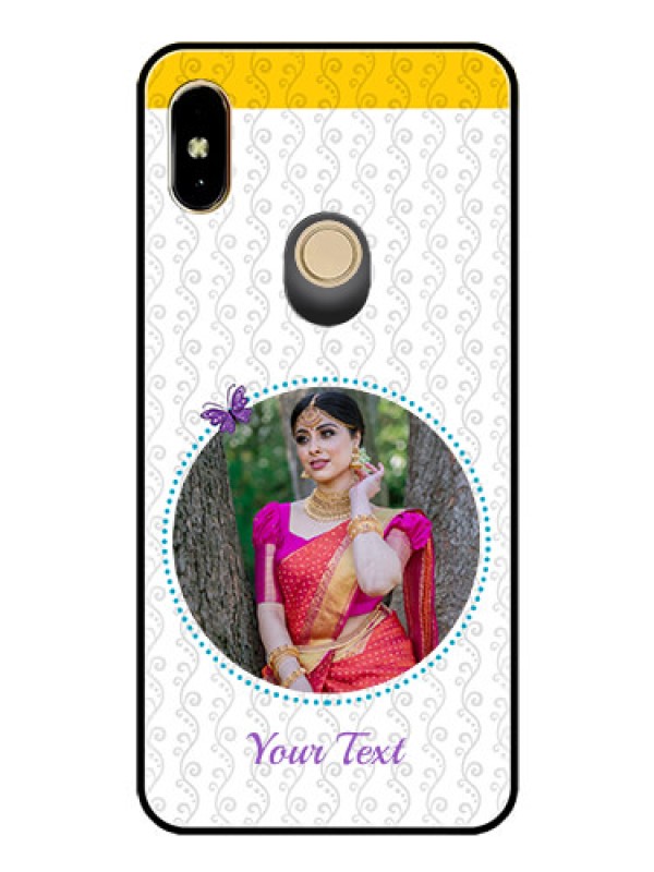 Custom Redmi Y2 Custom Glass Mobile Case  - Girls Premium Case Design