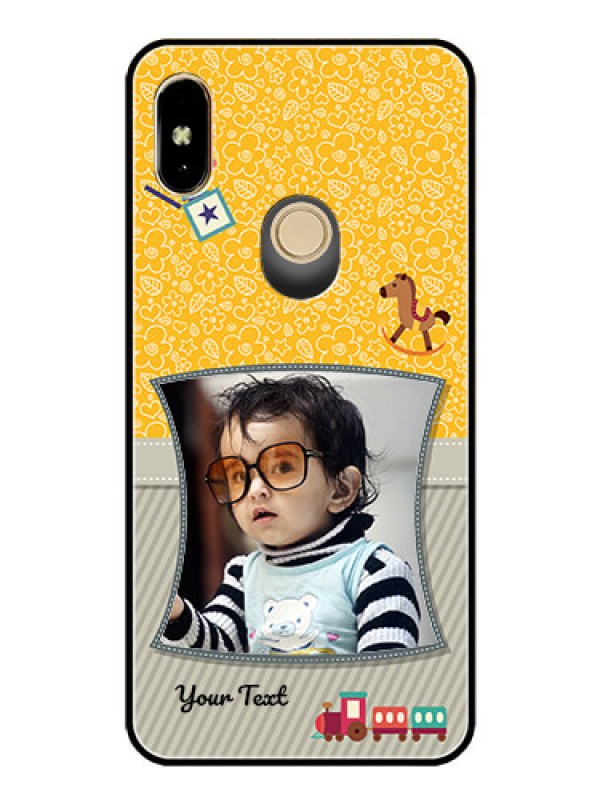 Custom Redmi Y2 Personalized Glass Phone Case  - Baby Picture Upload Design