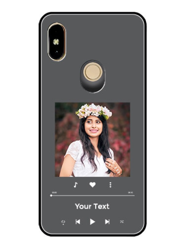 Custom Xiaomi Redmi Y2 Custom Glass Mobile Case - Play The Music Design