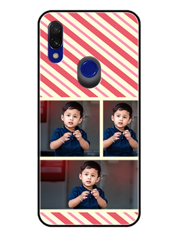 Custom Redmi Y3 Personalized Glass Phone Case  - Picture Upload Mobile Case Design