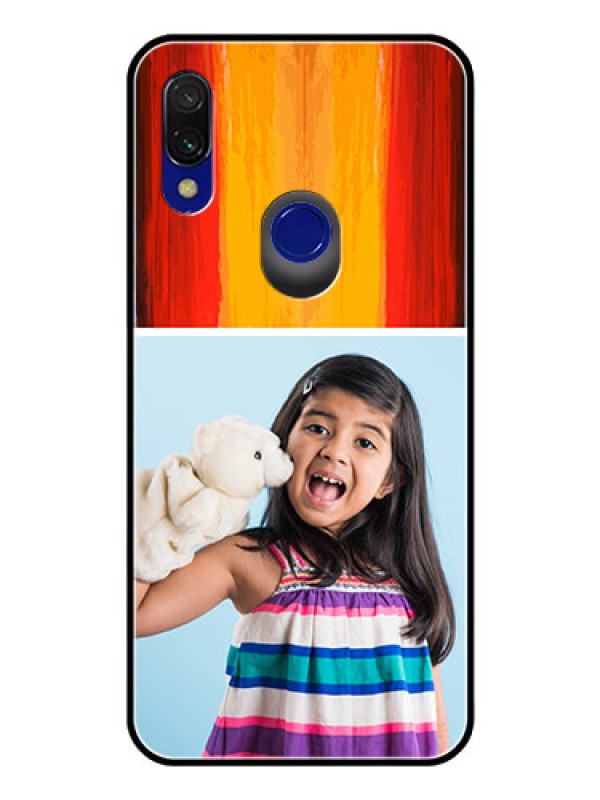 Custom Redmi Y3 Personalized Glass Phone Case  - Multi Color Design