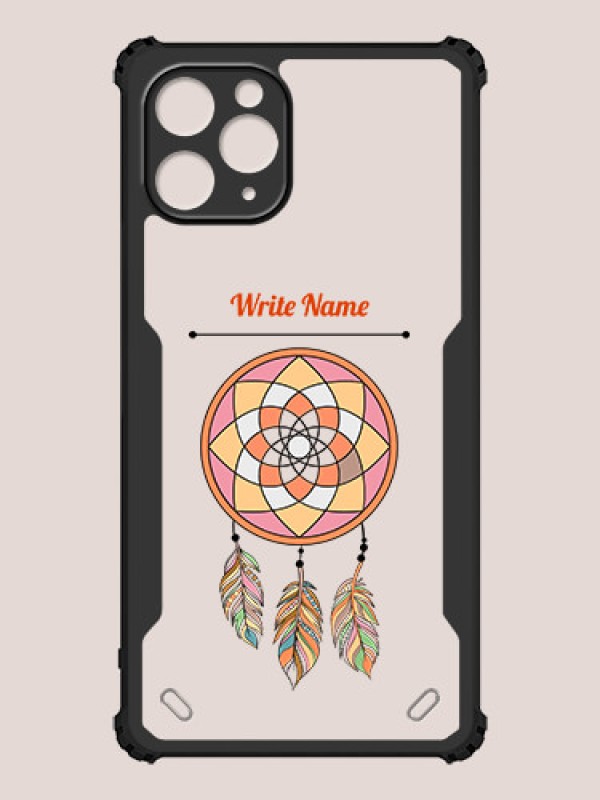 Custom iPhone 11 Pro Custom Hybrid Mobile Phone Case With Dream Catcher Design