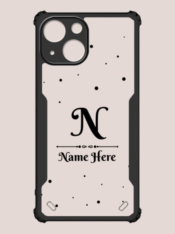 Custom iPhone 13 Mini Custom Hybrid Mobile Phone Case With Polka Dot Themed Design