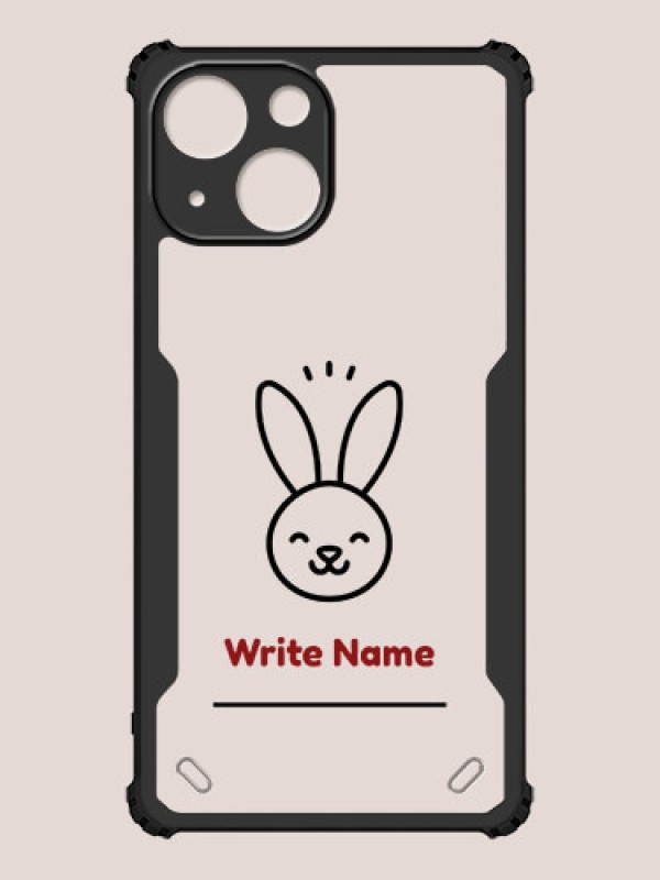 Custom iPhone 13 Mini Custom Hybrid Mobile Phone Case With Cute Mouse Design