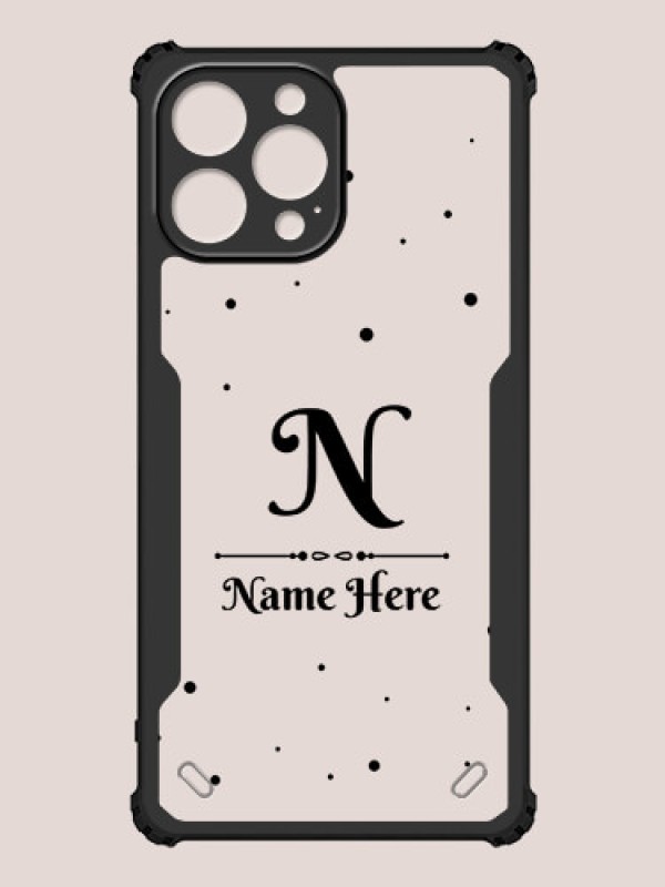 Custom iPhone 13 Pro Max Custom Hybrid Mobile Phone Case With Polka Dot Themed Design