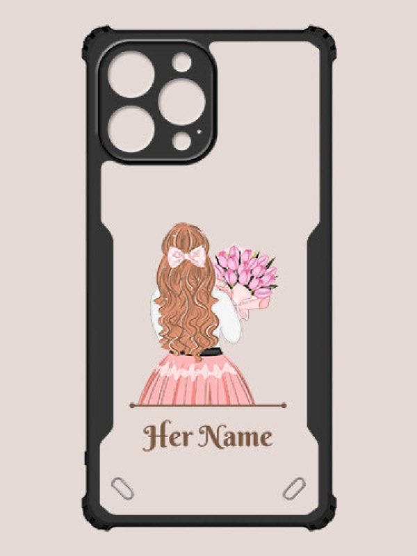 Custom iPhone 13 Pro Max Custom Hybrid Mobile Phone Case With Beautiful Woman Design