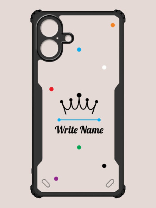 Custom iPhone 16 Plus Custom Hybrid Mobile Phone Case With The King Design