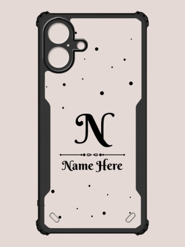 Custom iPhone 16 Plus Custom Hybrid Mobile Phone Case With Polka Dot Themed Design