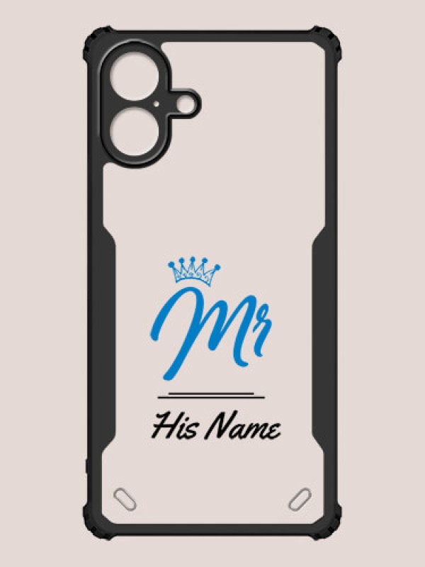 Custom iPhone 16 Plus Custom Hybrid Mobile Phone Case With Mr King Design