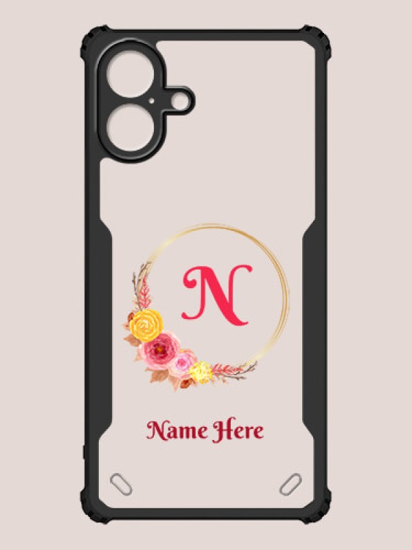 Custom iPhone 16 Plus Custom Hybrid Mobile Phone Case With Wreath Themed Design