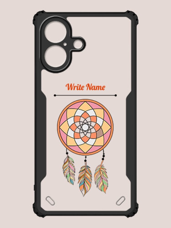 Custom iPhone 16 Custom Hybrid Mobile Phone Case With Dream Catcher Design