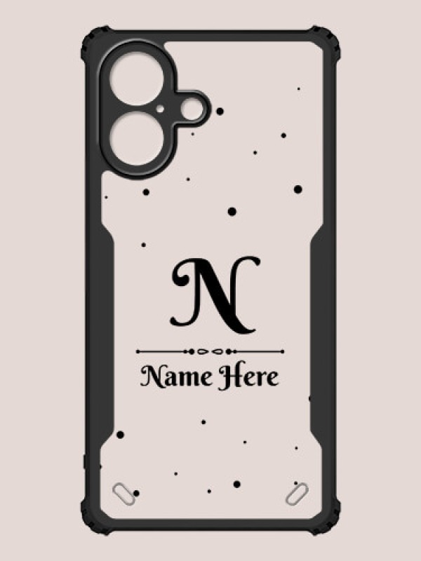 Custom iPhone 16 Custom Hybrid Mobile Phone Case With Polka Dot Themed Design